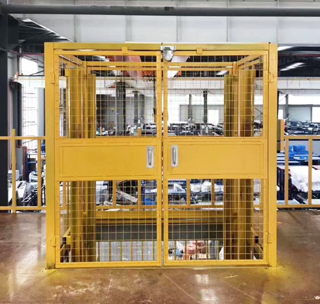 永定智能导轨式升降机亮相